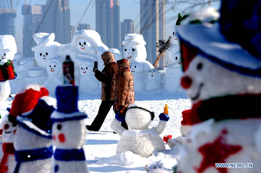 CHINA-HARBIN-SNOWMAN (CN)