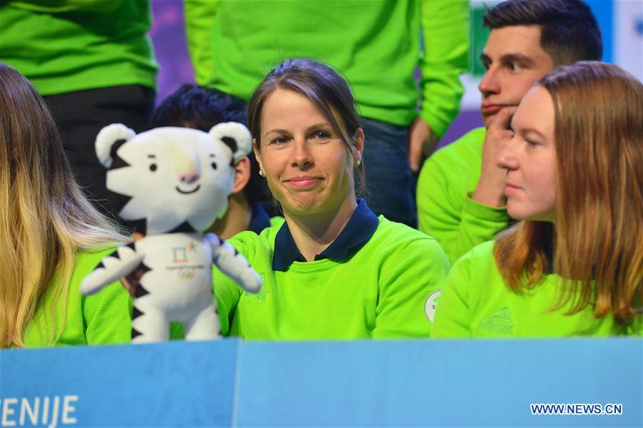 (SP)SLOVENIA-LJUBLJANA-WINTER OLYMPIC GAMES-TEAM SLOVENIA