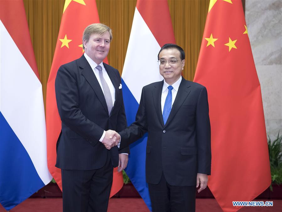 CHINA-BEIJING-LI KEQIANG-DUTCH KING-MEETING (CN)