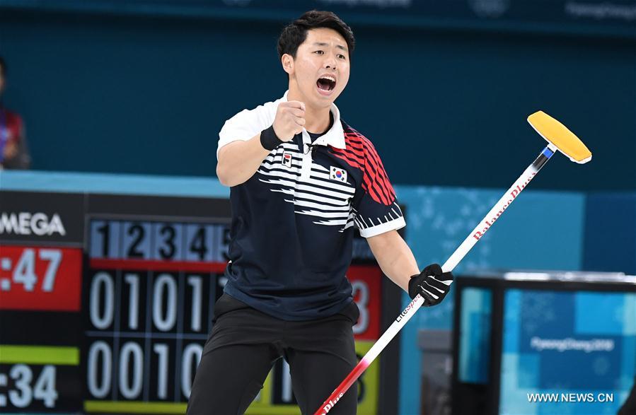 (SP)OLY-SOUTH KOREA-PYEONGCHANG-CURLING-MIXED DOUBLES-CHN VS KOR