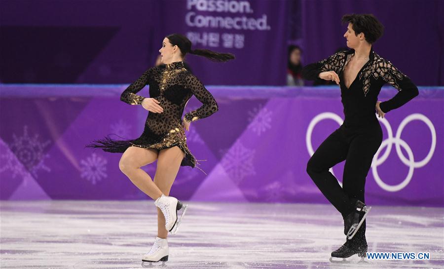 (SP)OLY-SOUTH KOREA-PYEONGCHANG-FIGURE SKATING-ICE DANCE SHORT DANCE