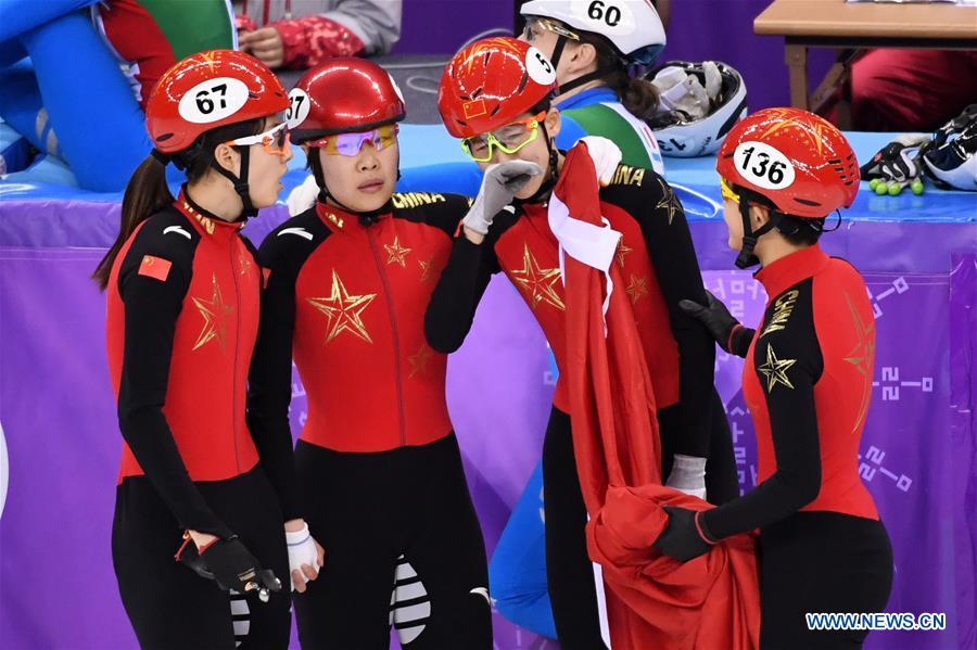 (SP)OLY-SOUTH KOREA-PYEONGCHANG-SHORT TRACK-LADIES' 3000M RELAY