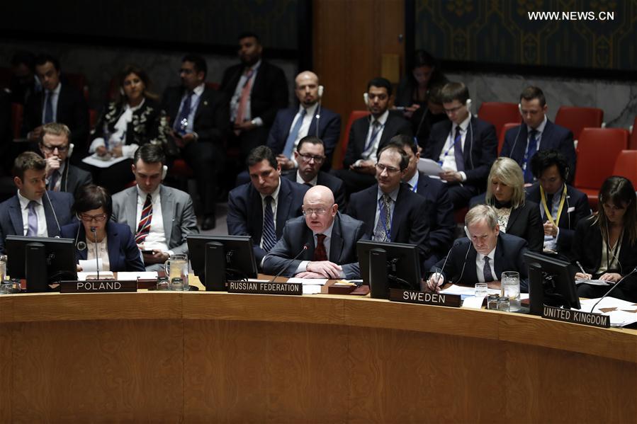 UN-SECURITY COUNCIL-SYRIA-CEASEFIRE-DRAFT RESOLUTION-FAILURE