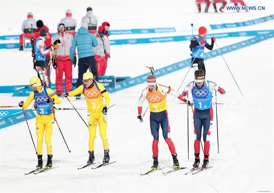 (SP)OLY-SOUTH KOREA-PYEONGCHANG-BIATHLON-MEN'S 4X7.5KM RELAY