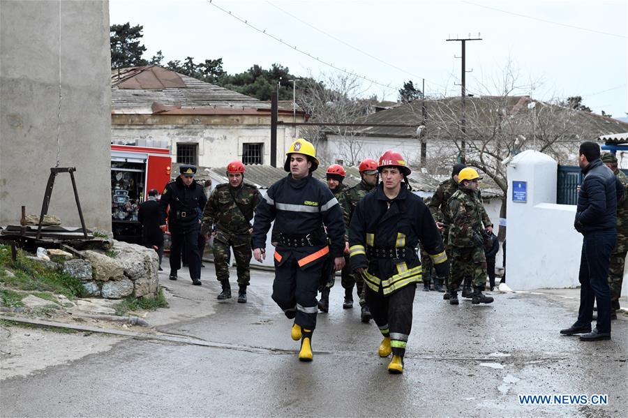 AZERBAIJAN-BAKU-FIRE