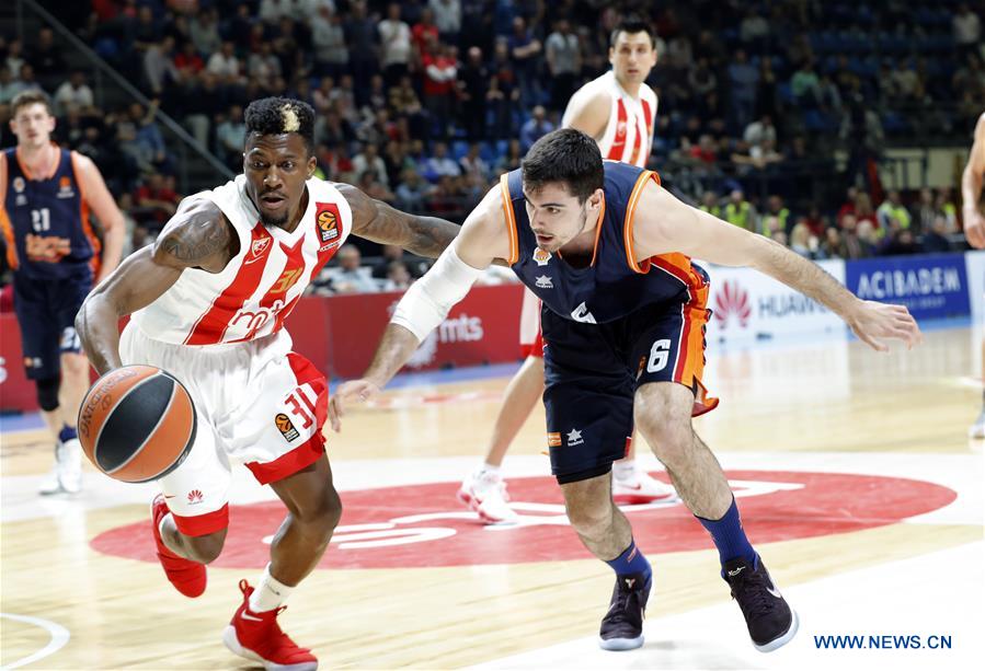 (SP)SERBIA-BELGRADE-EUROLEAGUE-BASKETBALL-CRVENA ZVEZDA VS VALENCIA