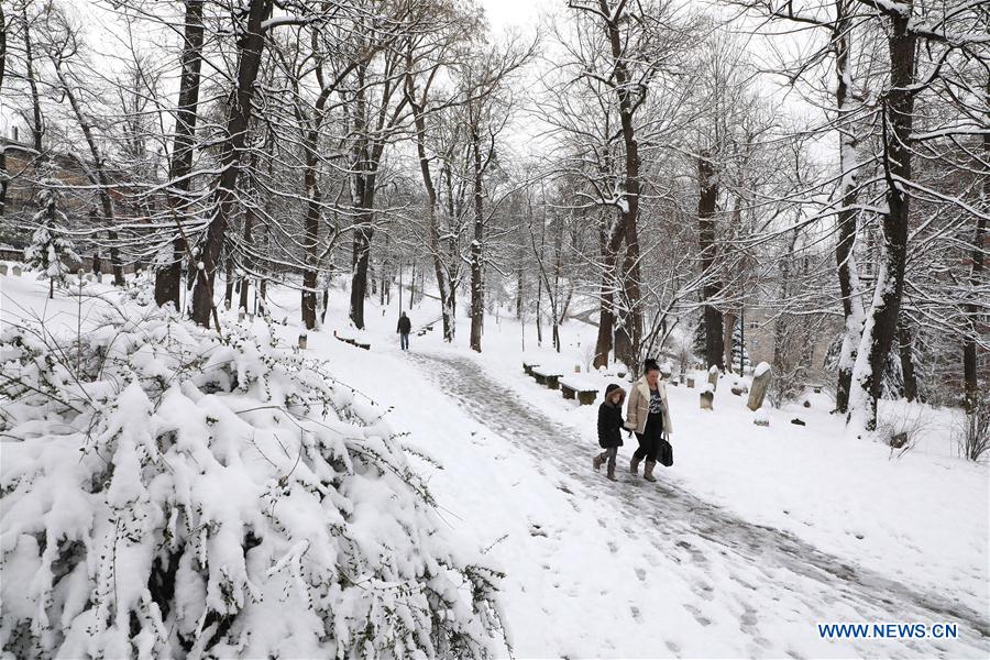 BOSNIA AND HERZEGOVINA-SARAJEVO-SNOW