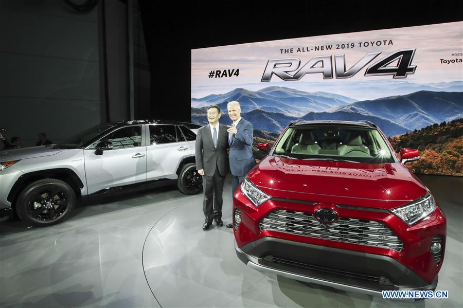 U.S.-NEW YORK-AUTO SHOW-2019 TOYOTA RAV4-DEBUT