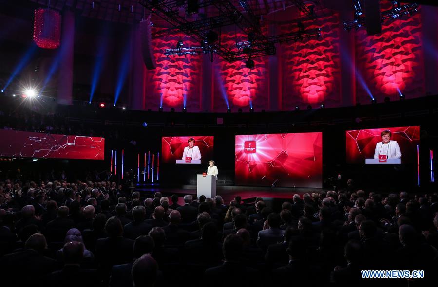 GERMANY-HANOVER-HANOVER FAIR-OPENING CEREMONY