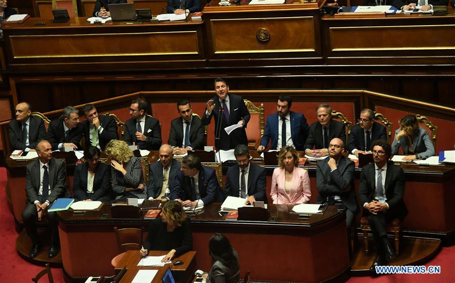 ITALY-ROME-SENATE-GOVERNMENT-CONFIDENCE VOTE