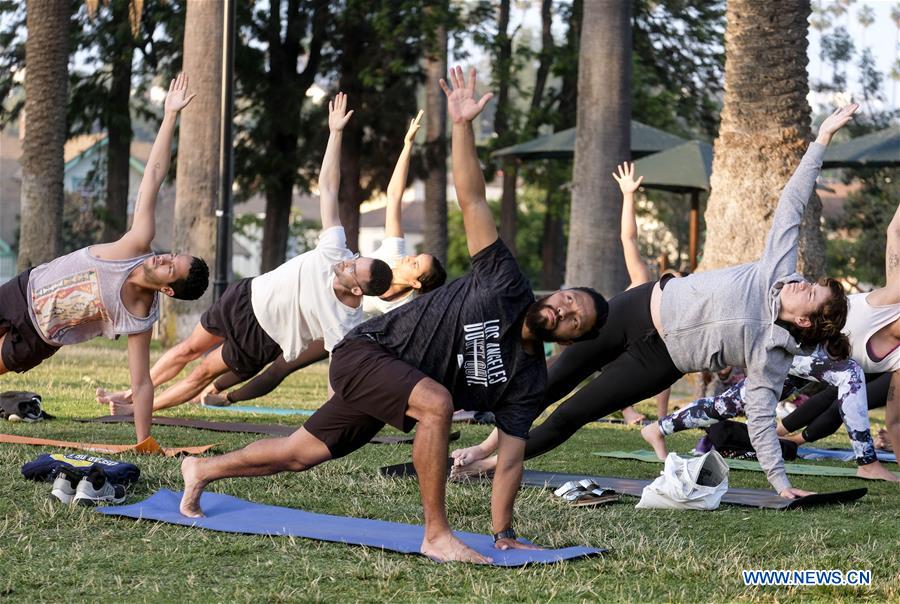 U.S.-LOS ANGELES-INTERNATIONAL YOGA DAY