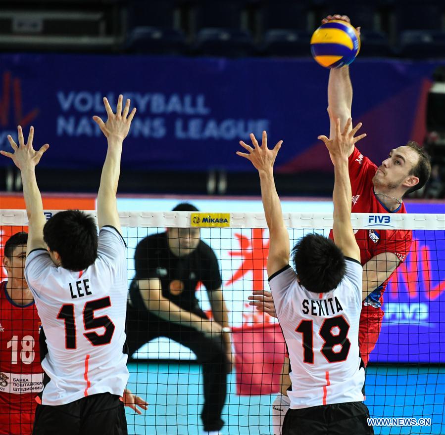 (SP)CHINA-JIANGMEN-VOLLEYBALL-FIVB NATIONS LEAGUE-MEN (CN)