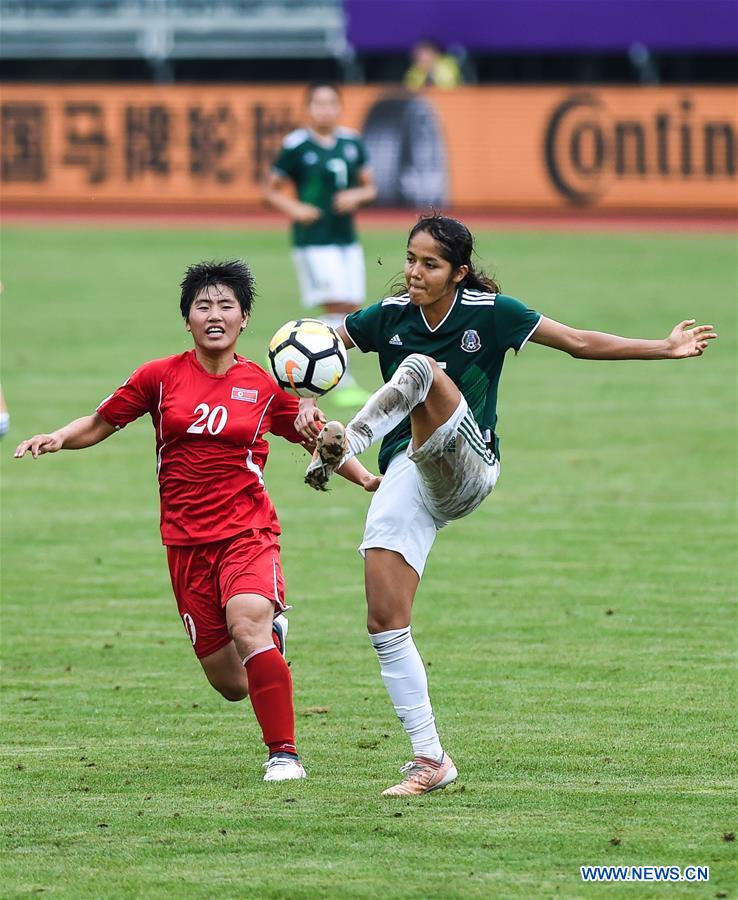 (SP)CHINA-DUYUN-FOOTBALL-INTERNATIONAL WOMEN'S YOUTH