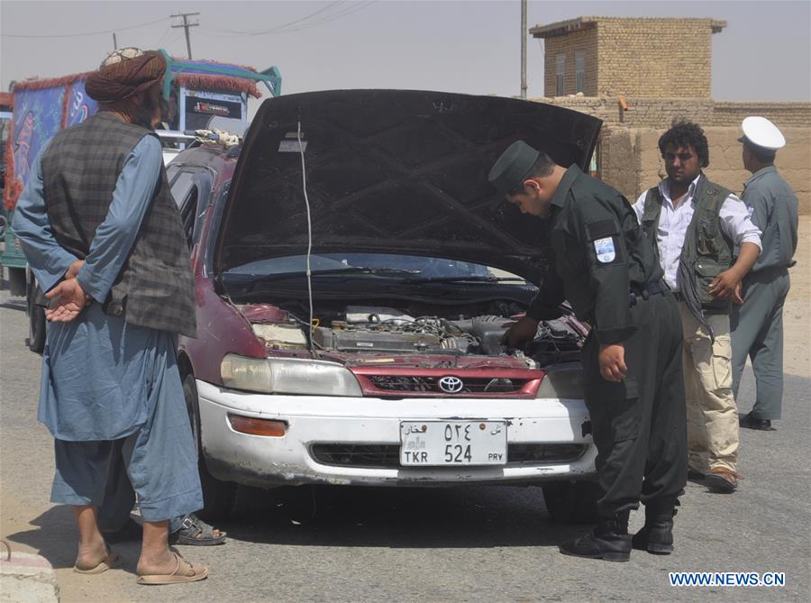 AFGHANISTAN-JAWZJAN-SECURITY CHECKPOINT