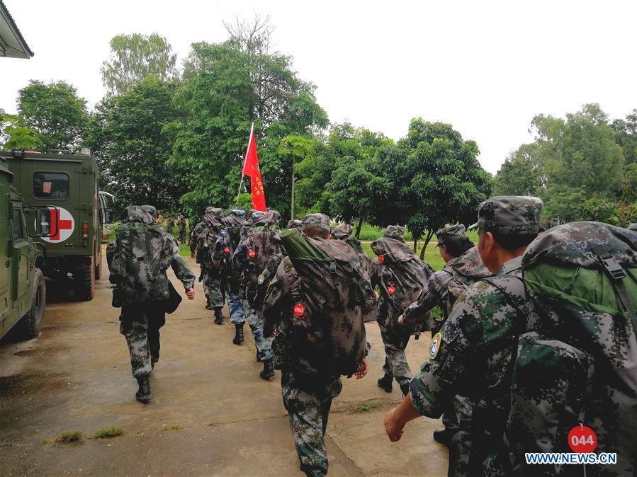 LAOS-ATTAPEU-CHINESE PLA-RELIEF WORK