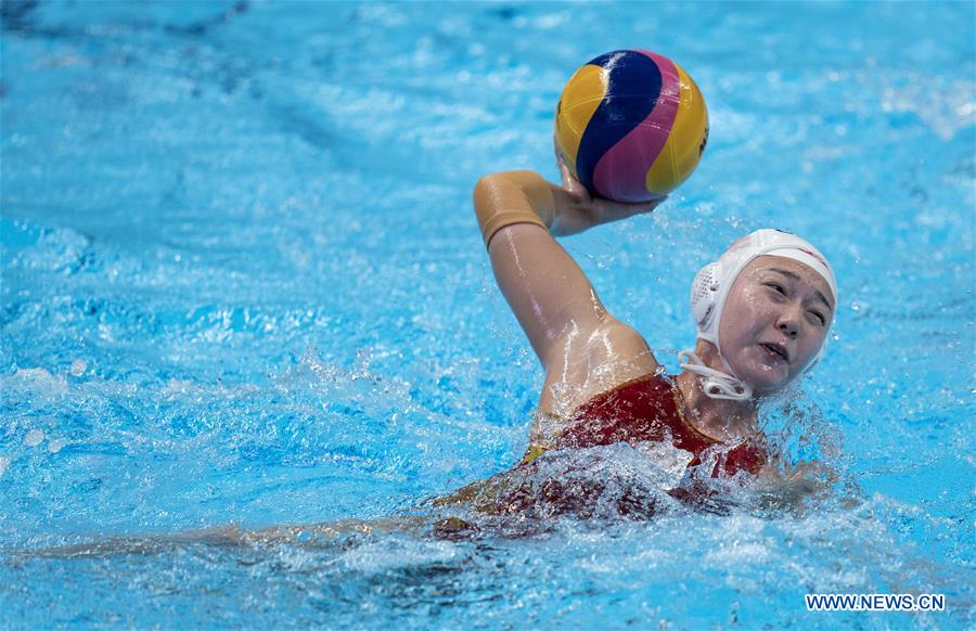 (SP)INDONESIA-JAKARTA-ASIAN GAMES-WATER POLO-CHINA VS KAZAKHSTAN