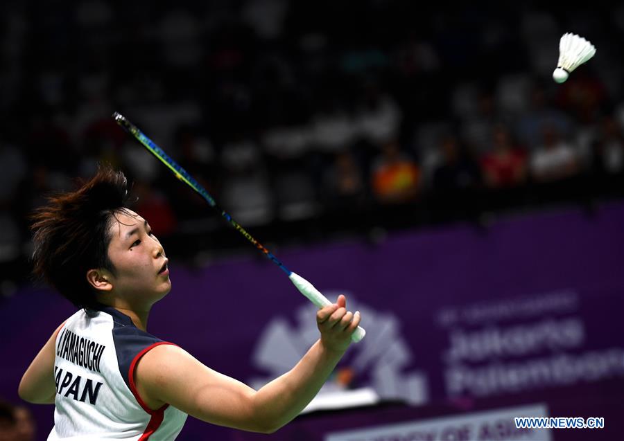 (SP)INDONESIA-JAKARTA-ASIAN GAMES-BADMINTON-WOMEN'S TEAM FINAL