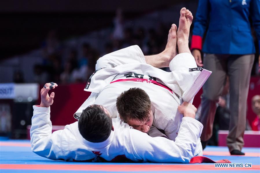 (SP)INDONESIA-JAKARTA-ASIAN GAMES-JU-JITSU-77KG