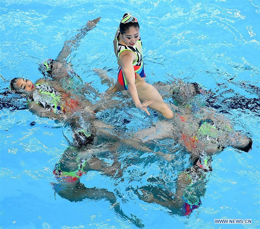 (SP)INDONESIA-JAKARTA-ASIAN GAMES-ARTISTIC SWIMMING