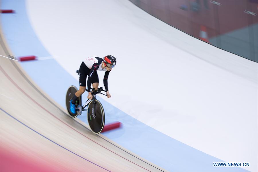 (SP)INDONESIA-JAKARTA-ASIAN GAMES-CYCLING TRACK-MEN'S 4000M INDIVIDUAL PURSUIT