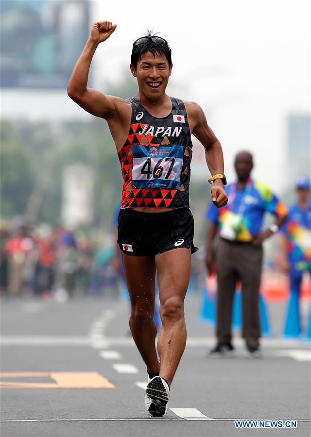 (SP)INDONESIA-JAKARTA-ASIAN GAMES-ATHLETICS-MEN'S 50KM WALK