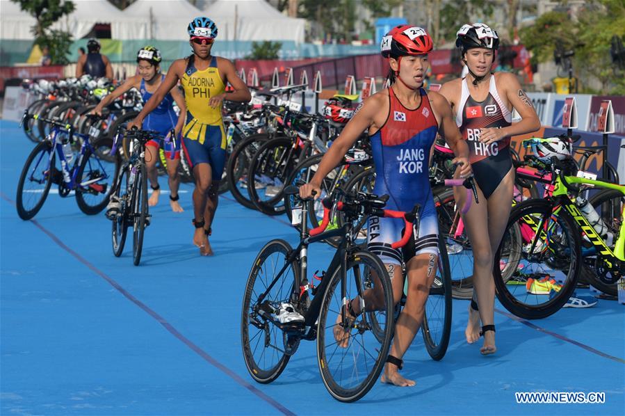 (SP)INDONESIA-PALEMBANG-ASIAN GAMES-MIXED RELAY TRIATHLON