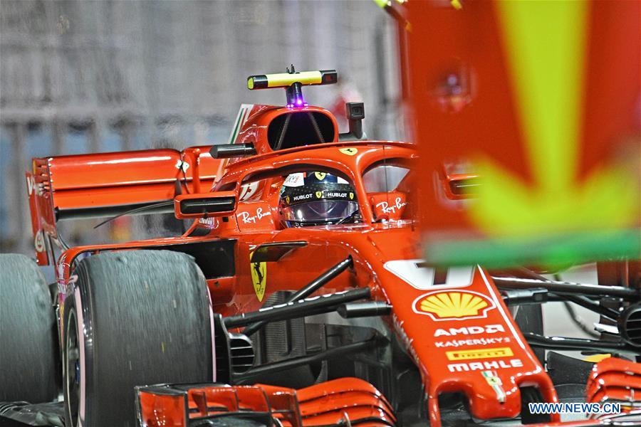 (SP)SINGAPORE-F1-SINGAPORE GRAND PRIX NIGHT RACE-PRACTISE