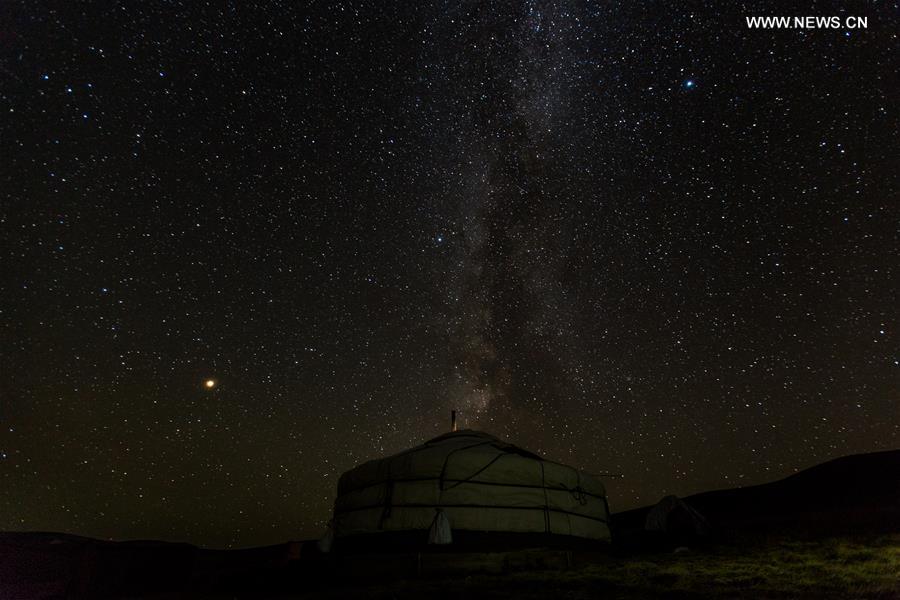 MONGOLIA-HUSTAI NATIONAL PARK-STARRY SKY