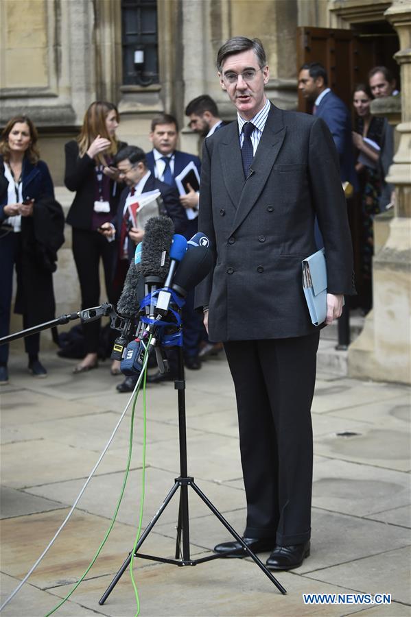 BRITAIN-LONDON-MP-JACOB REES-MOGG-STATEMENT