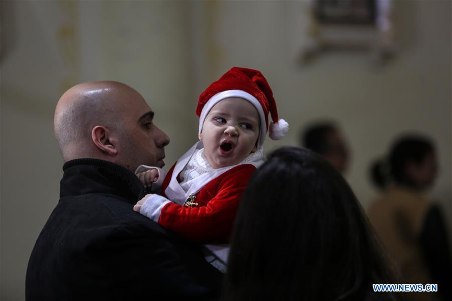 MIDEAST-GAZA-CHRISTMAS