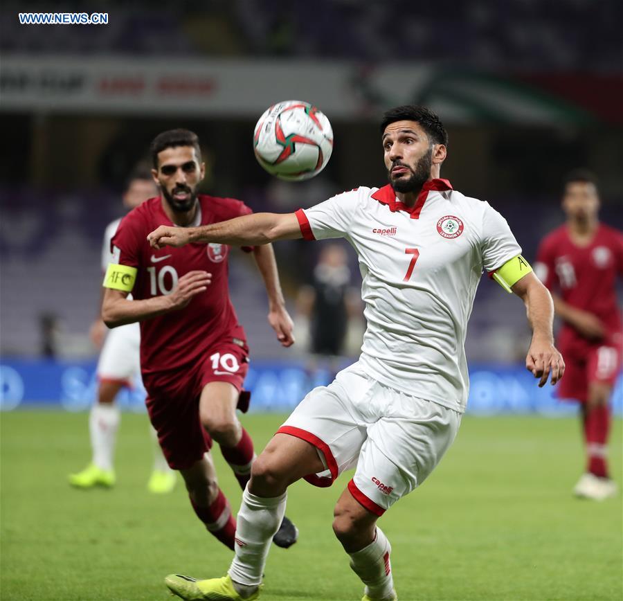 (SP)UAE-AL AIN-SOCCER-ASIAN CUP-QATAR VS LEBANON