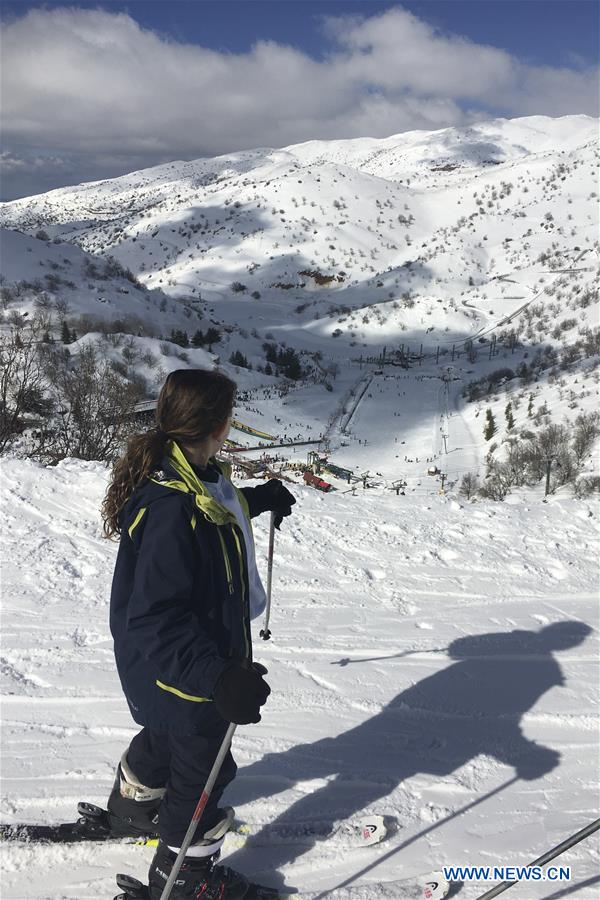 MIDEAST-GOLAN HEIGHTS-MOUNT HERMON-SNOW SPORTS