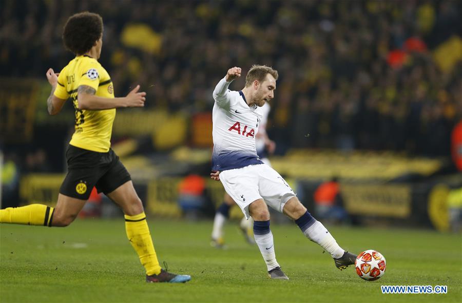 (SP) BRITAIN-LONDON-FOOTBALL-UEFA CHAMPIONS LEAGUE-TOTTENHAM VS DORTMUND