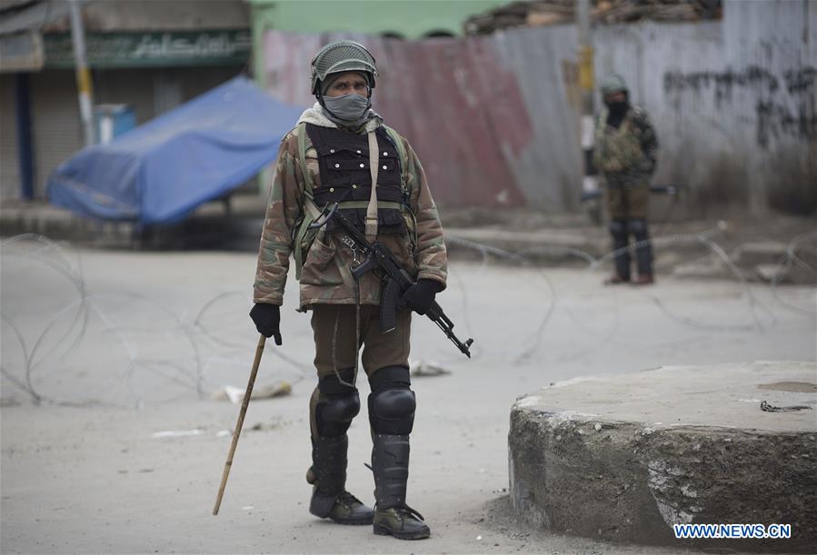 KASHMIR-SRINAGAR-SECURITY LOCKDOWN