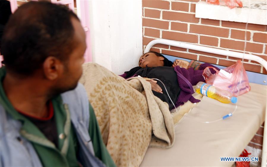 YEMEN-SANAA-CHOLERA-OUTBREAK