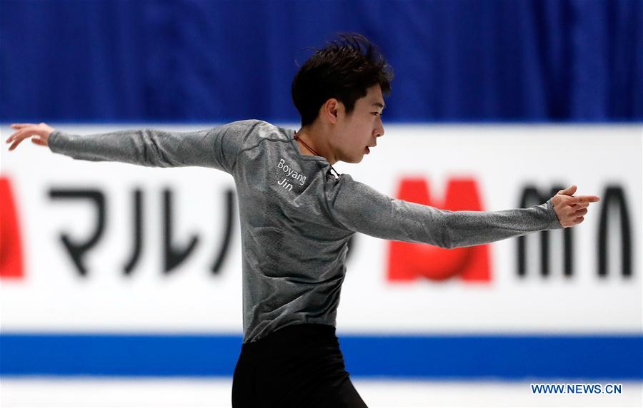 (SP)JAPAN-SAITAMA-FIGURE SKATING-WORLD CHAMPIONSHIPS-TRAINING