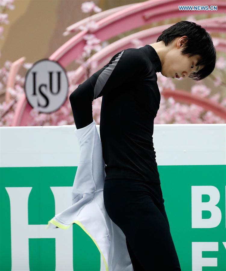 (SP)JAPAN-SAITAMA-FIGURE SKATING-WORLD CHAMPIONSHIPS-TRAINING