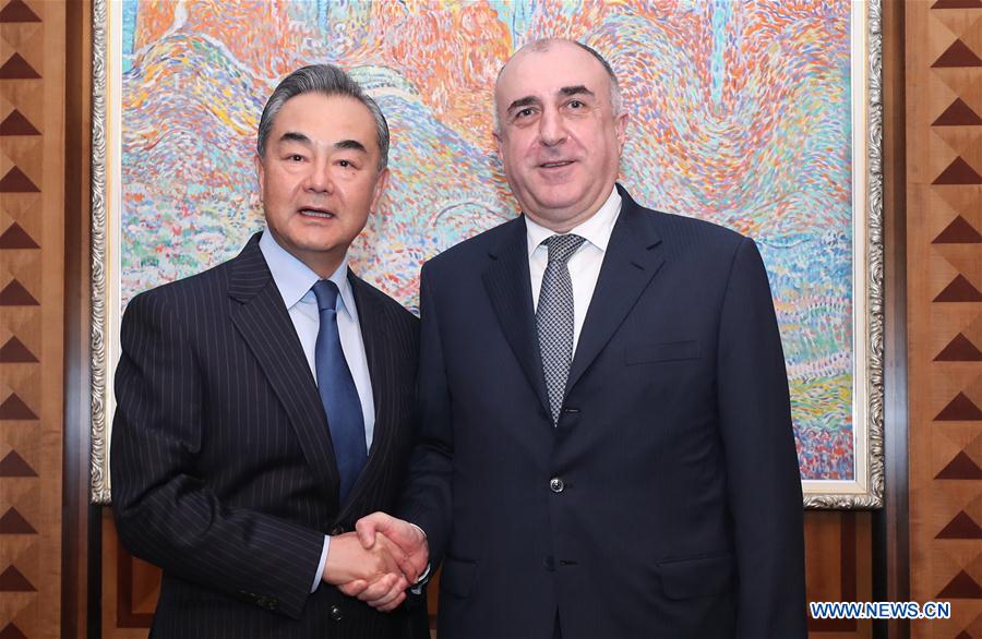 AZERBAIJAN-BAKU-WANG YI-FM-TALKS