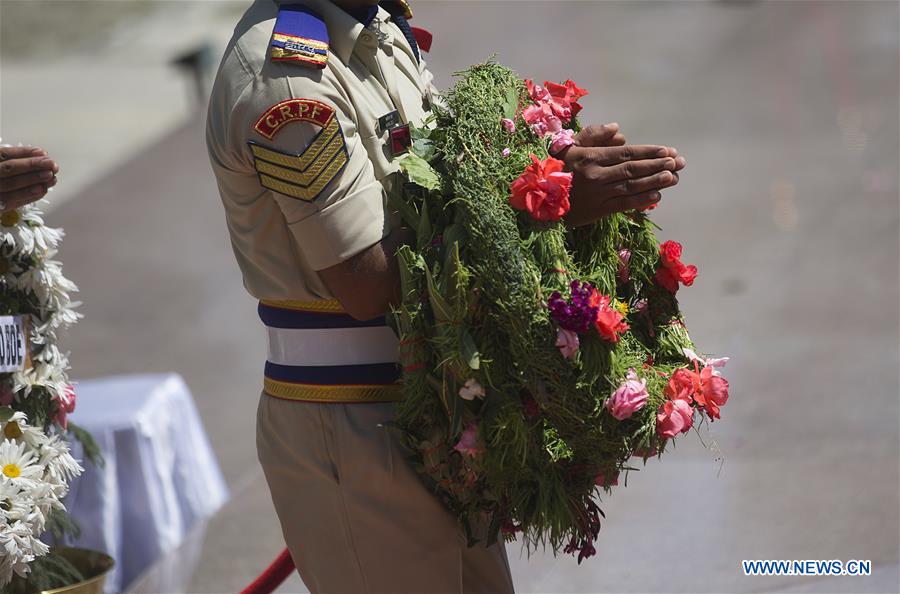 KASHMIR-SRINAGAR-WREATH LAYING CEREMONY