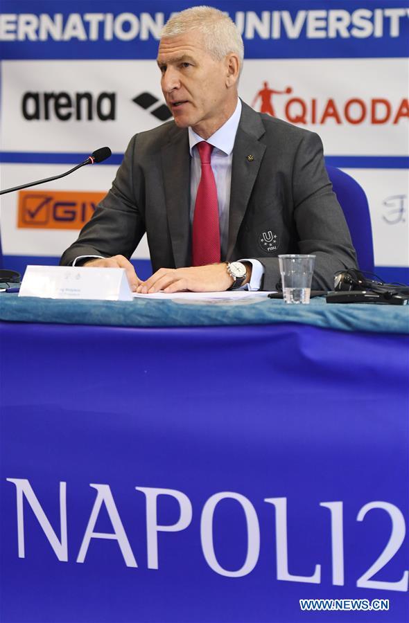 (SP)ITALY-NAPLES-SUMMER UNIVERSIADE 2019-PRESS CONFERENCE