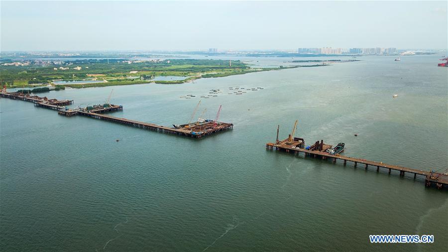 CHINA-GUANGDONG-ZHANJIANG-TIAOSHUN BRIDGE-CONSTRUCTION (CN)