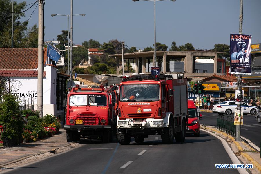 GREECE-RAFINA-WILDFIRE