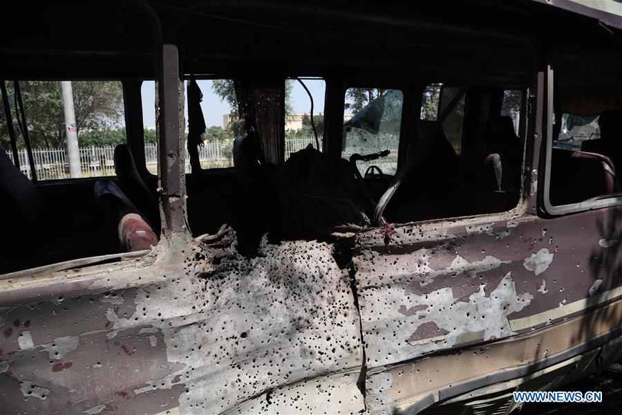 AFGHANISTAN-KABUL-BUS-BLAST