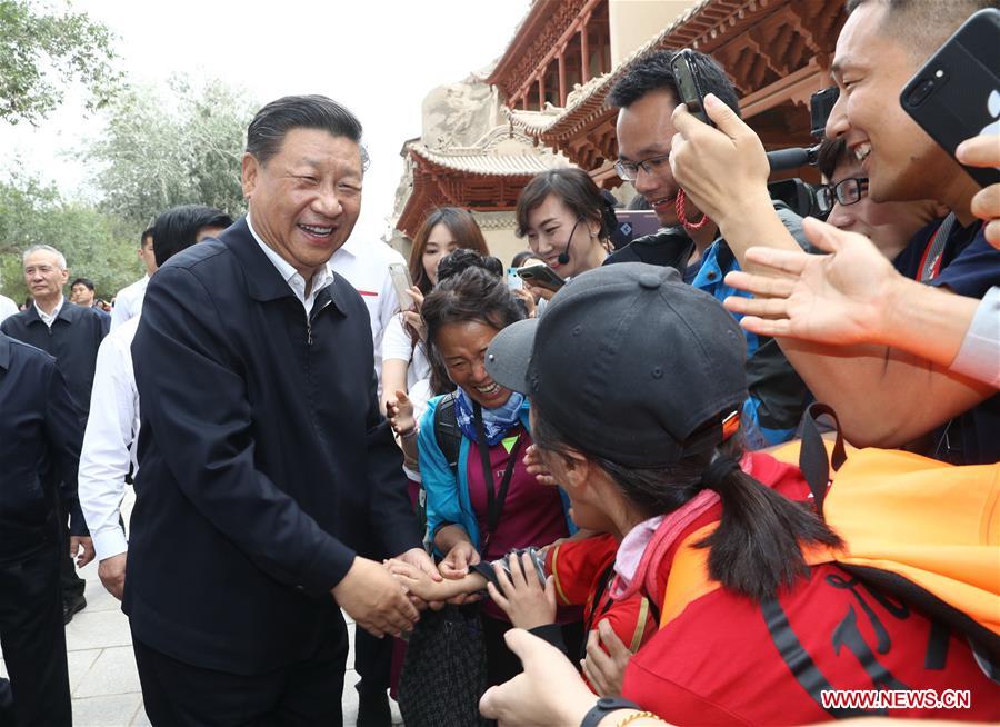 CHINA-GANSU-XI JINPING-INSPECTION (CN)