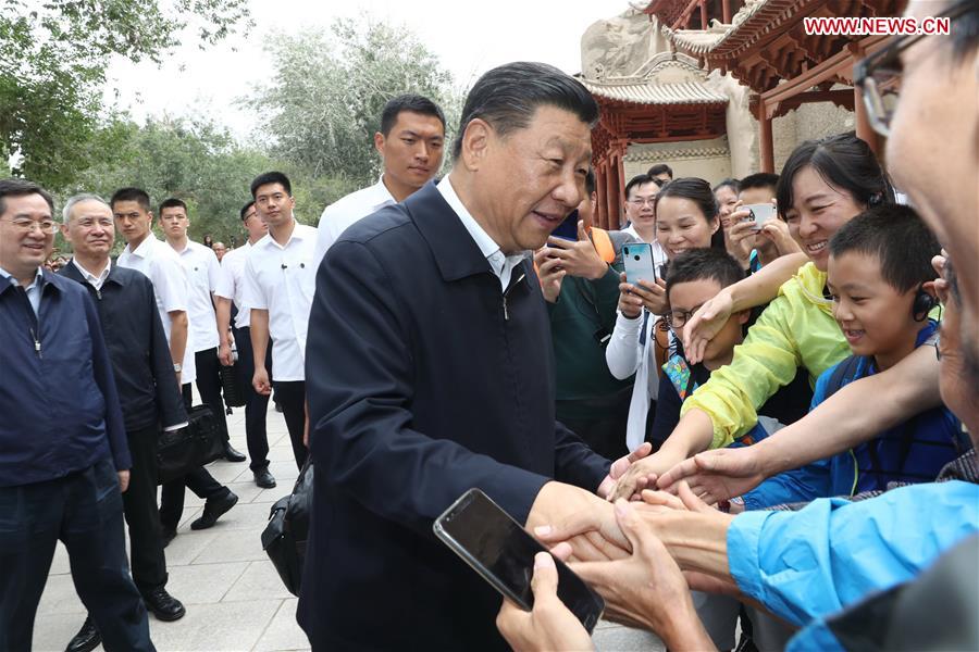 CHINA-GANSU-XI JINPING-INSPECTION (CN)