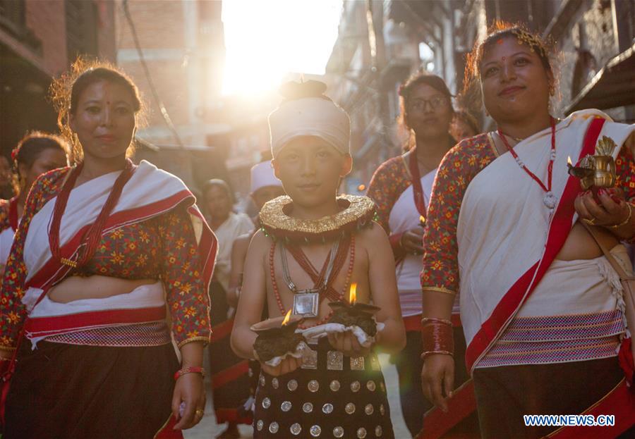 NEPAL-BHAKTAPUR-FESTIVAL