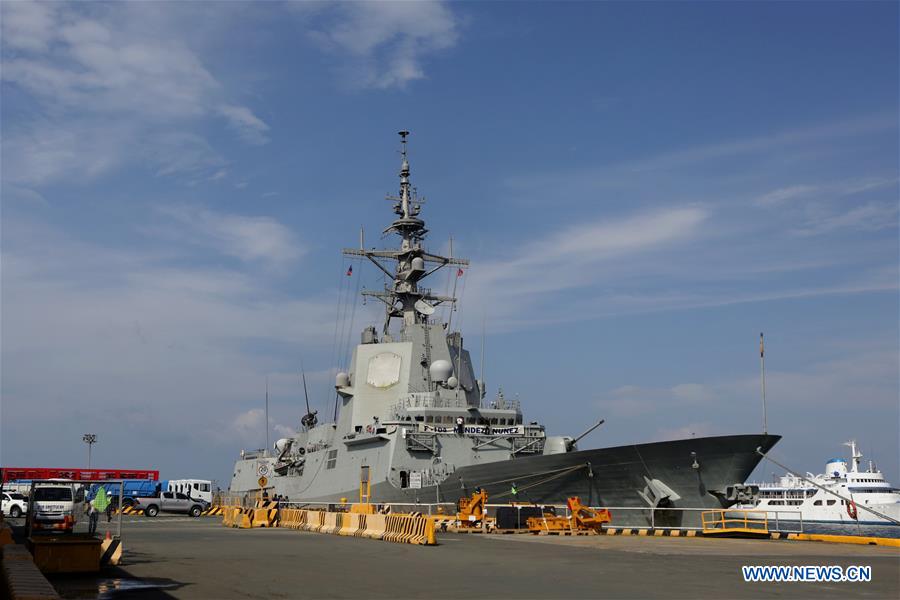 PHILIPPINES-MANILA-SPANISH NAVY-MENDEZ NUNEZ-ARRIVAL