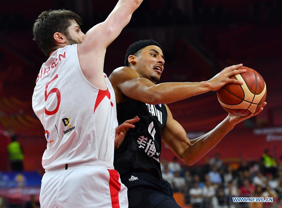 (SP)CHINA-DONGGUAN-BASKETBALL-FIBA WORLD CUP-NEW ZEALAND VS TURKEY (CN)