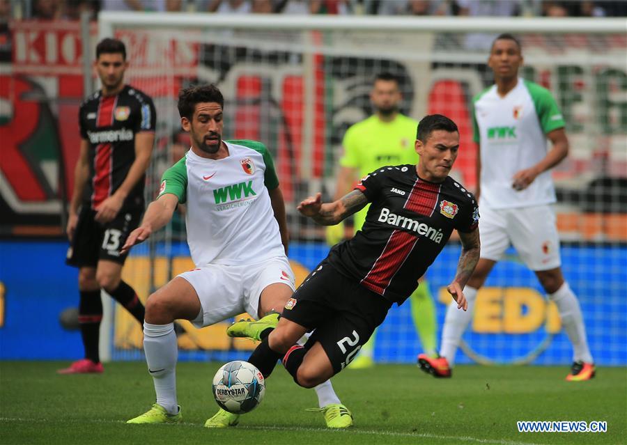 (SP)GERMANY-AUGSBURG-SOCCER-BUNDESLIGA-FC AUGSBURG VS BAYER 04 LEVERKUSEN