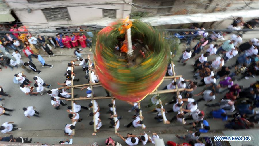 NEPAL-KATHMANDU-HADIGAUN FESTIVAL